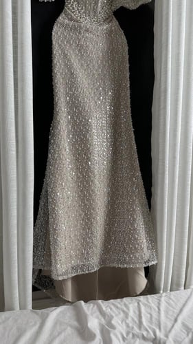 فستان بيج كلفه شك وتطريز لولو