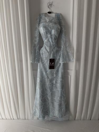 فستان سماوي كلفه شك سهره