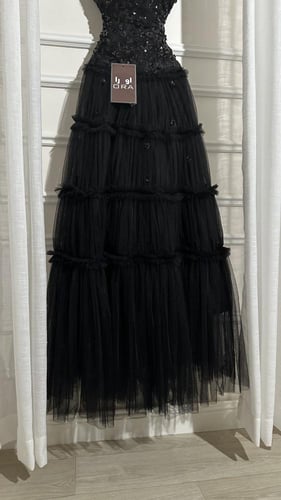 فستان شك سهره وتل تيواني كسرات