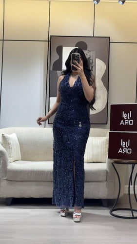 ‎فستان كحلي شك سهره