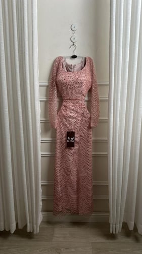 فستان لحمي شك سهره