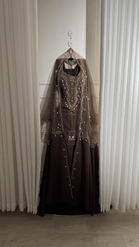 مخور ٣ قطع موكا باربي وتل تيواني وتطريز يدوي راقي