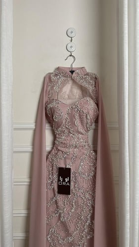 فستان شك سهره قطعتين ٤لون