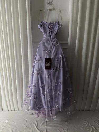 فستان لافندر كلفه مودر