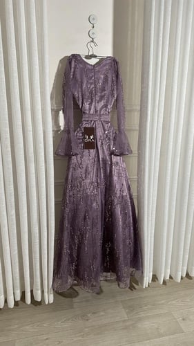 فستان موف كلفه شك سهره