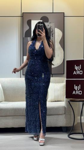 ‎فستان كحلي شك سهره