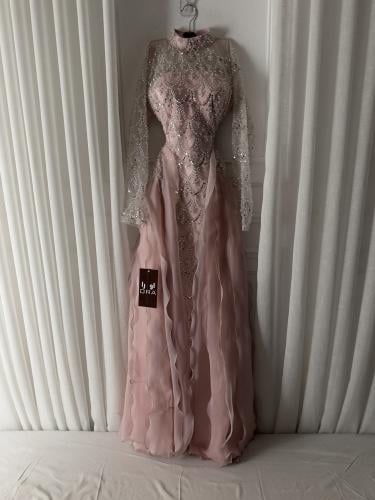 فستان بنكي كلفه شك سهره ذيل كسرات جزار