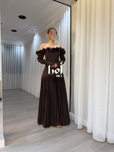 فستان موكا ورود ليزر باربي بوليسيه