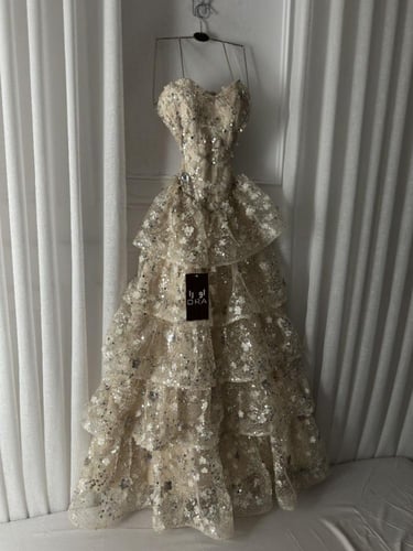 فستان بيج شك سهره طبقات