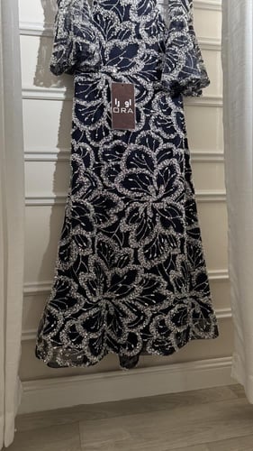 فستان كحلي كلفه شك سهره راقيه