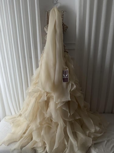 فستان بيج قطعتين كلفه شك سهره راقيه وجورجيت