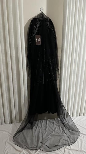 فستان قطعتين باربي وتل تيواني وتطريز يدوي فخم