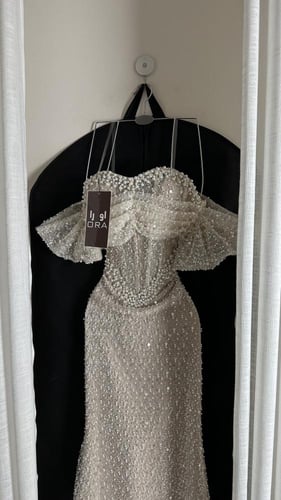 فستان بيج كلفه شك وتطريز لولو