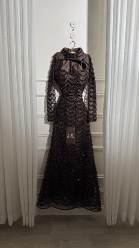 فستان موكا شك سهره راقيه