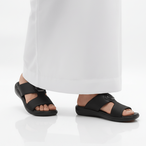 حذاء رجالي طبي لون اسود