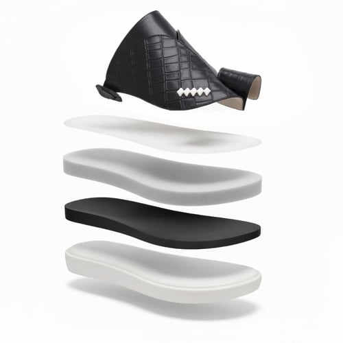 حذاء شرقي جلد طبيعي