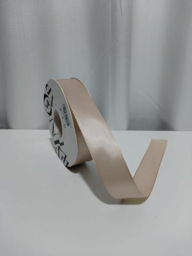 شرايط ساتان مقاس 2.5 سم * 40 متر بيج فاتح