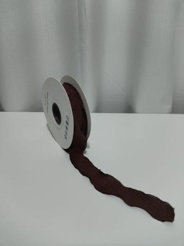 شرايط قماش 2 سم * 12 متر بني