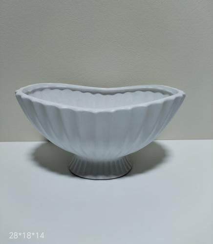 فازات سرميك ابيض مقاس 28*18*14 سم