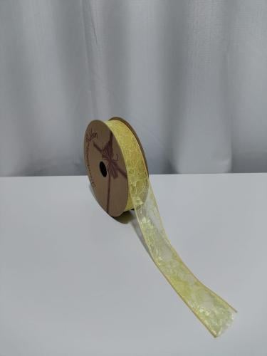 شرايط دانتيل 2 سم * 12 متر اصفر