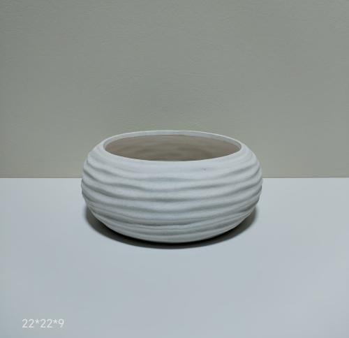 فازات سرميك مقاس 22*22*9 سم ابيض