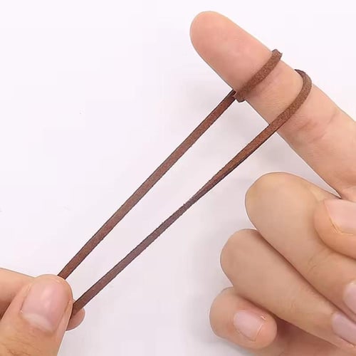 لفه حبل جلد 50 متر بيج