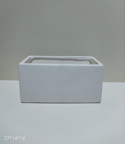 فازات سرميك مقاس 27*27*14 سم ابيض