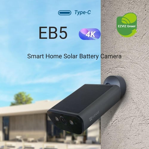 كاميرا المراقبة الخارجية الذكية EZVIZ EB5 4K – بطا...
