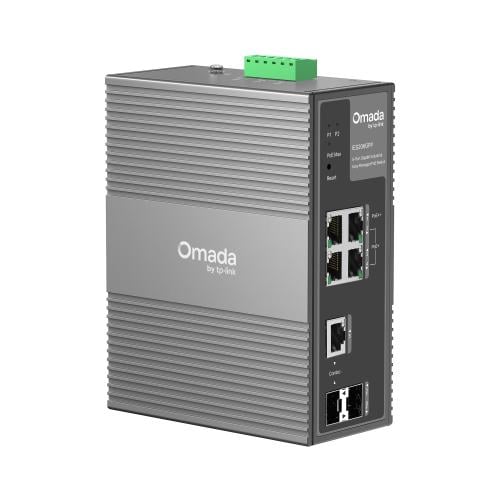 سويتش إدج صناعي مدار بـ 6 منافذ جيجابت ودعم PoE+ ل...