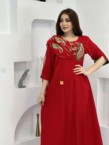 جلابية ربيانة أحمر