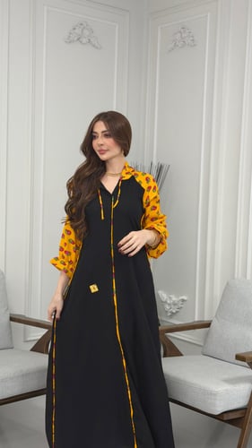 جلابية أسود شالكي (16)