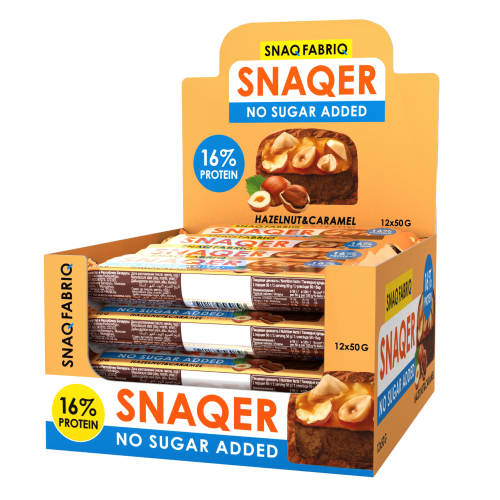 سناك فابريك سناكر بندق وكراميل 50 جرام باكت 30 حبة