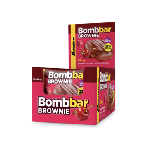 باكت بومبار براوني بروتين كيك بطعم التوت 50 جم 10...