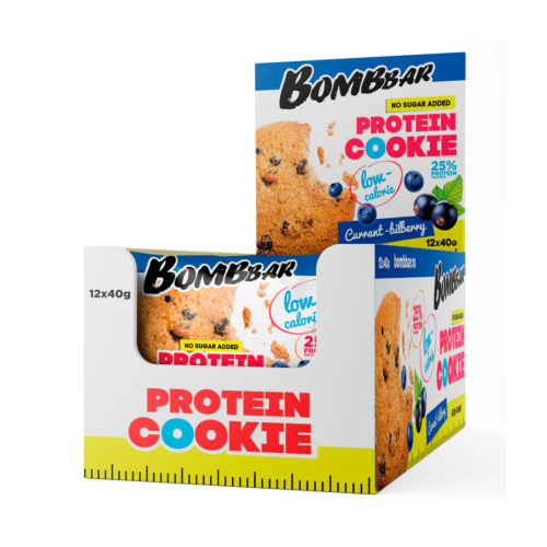 باكت بومبار بروتين كوكيز بنكهه كشمش التوت 40 جم 12...