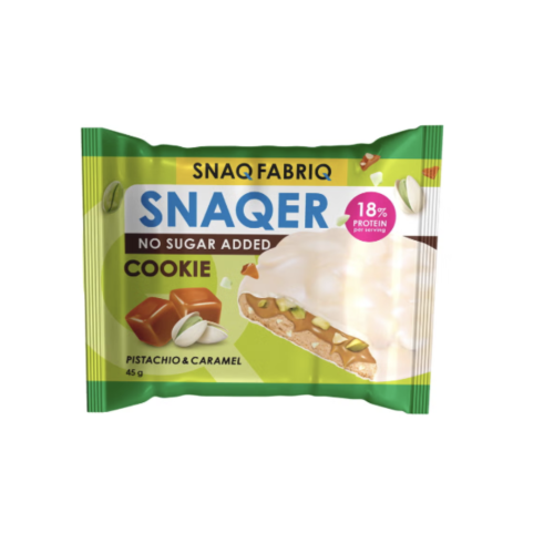 سناك فابريك كوكيز بنكهه الباستشيو و الكراميل 45 جم
