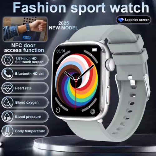 ساعة ذكية الإصدار العالمي للرجال والنساء HD AMOLED...