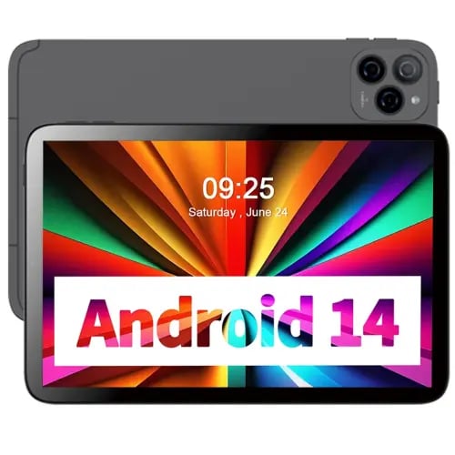 تابلت PRITOM TAB11 Android 14 10 بوصة 128GB ثماني النواة شاشة HD IPS كاميرا مزدوجة