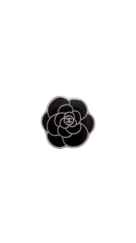 Black Chanel flower