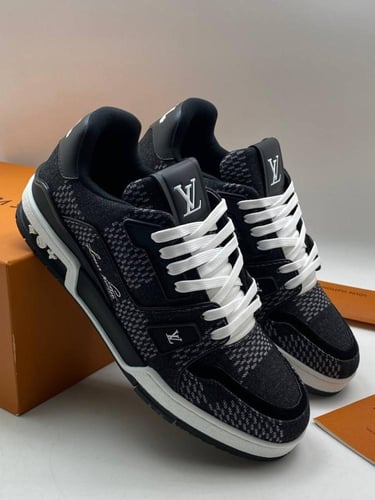 Trainer Black Damier 3D Denim