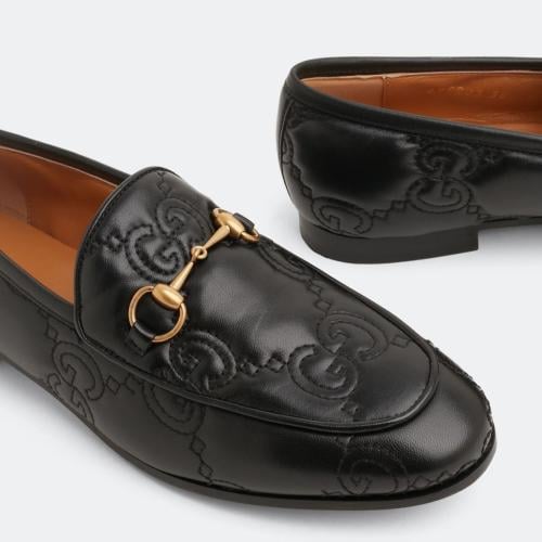 Jordaan GG Loafers in Embossed Leather