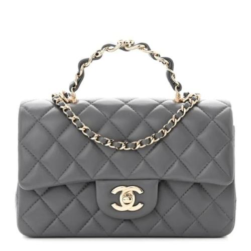 ChBa49- 20cm 24k Grey Top Handle Bag