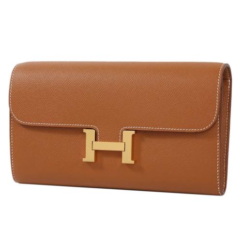 HERMES Evercolor Constance Long Wallet