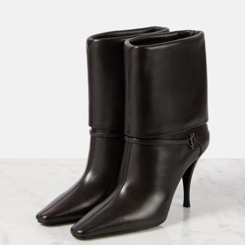 ysl Vicky 90 leather boots