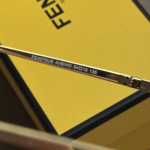 Fendi Eyewear Oro Rosa Fendi First Crystal Sunglas...