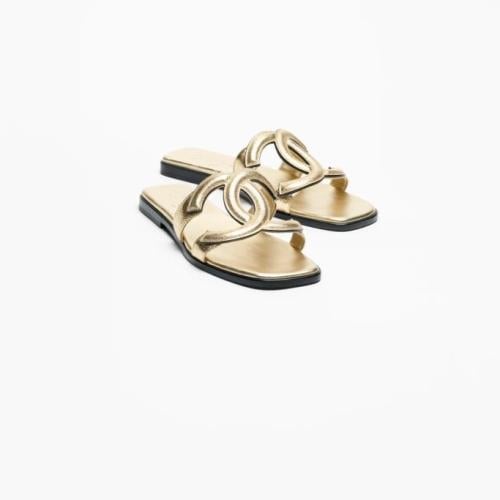 chanel mules flat