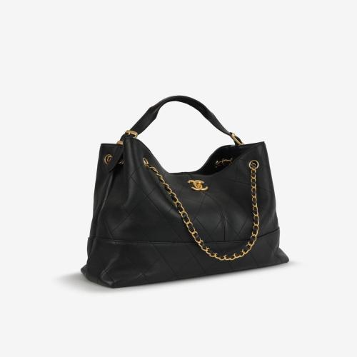 Chanel 25A CC hobo Shopping Tote