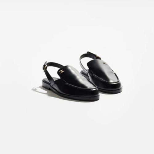 Chanel slingback loafers