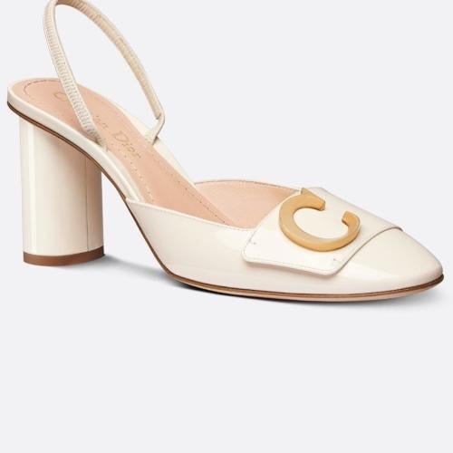 C'est Patent Slingback Pump