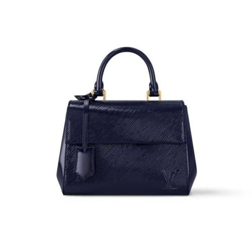 LV Cluny Mini handbag in sapphire blue varnished E...