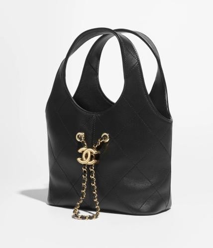 chanel 25 shopping tote large